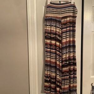 Multicolor long skirt